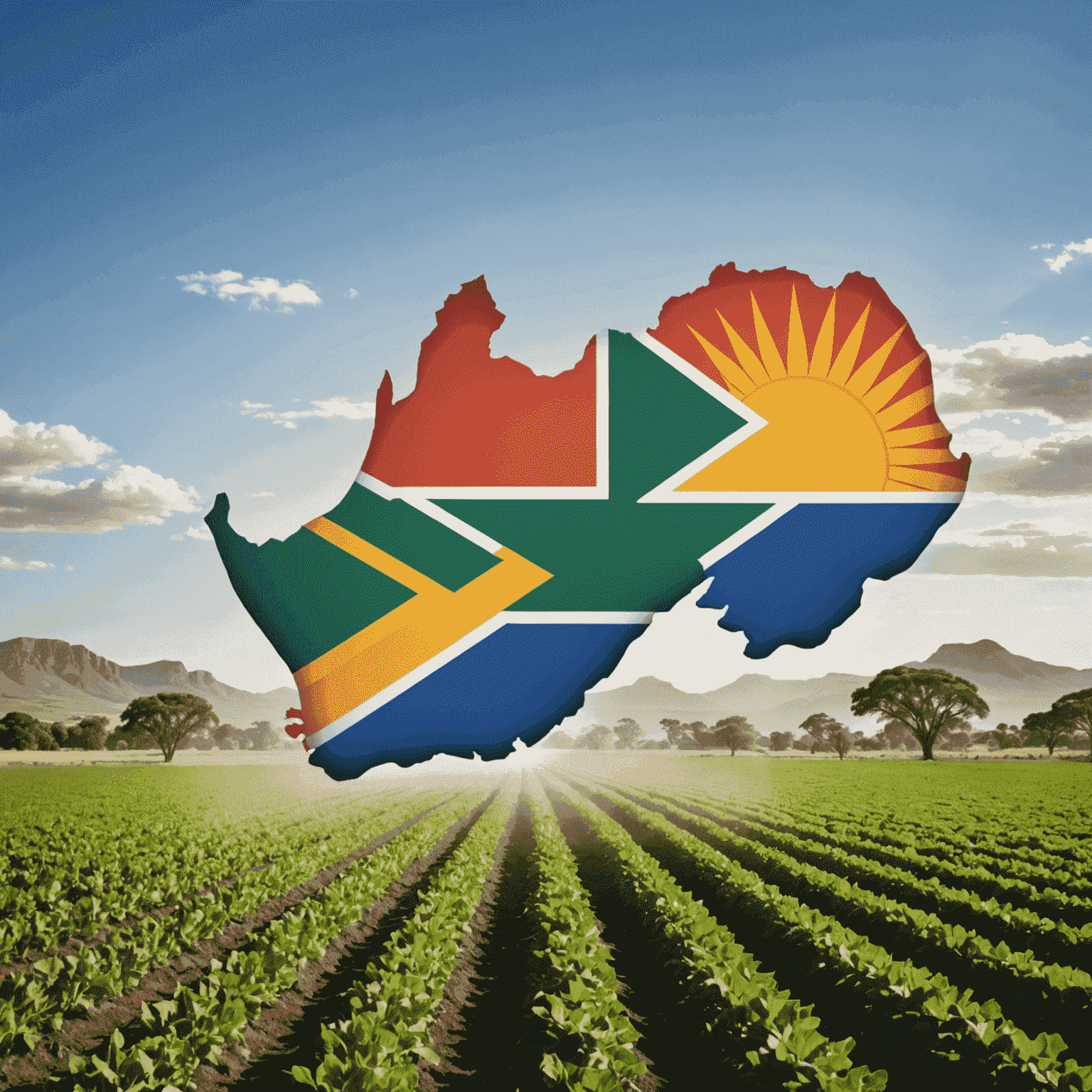 ConfGenSs logo depicting climate-resilient agriculture in South Africa