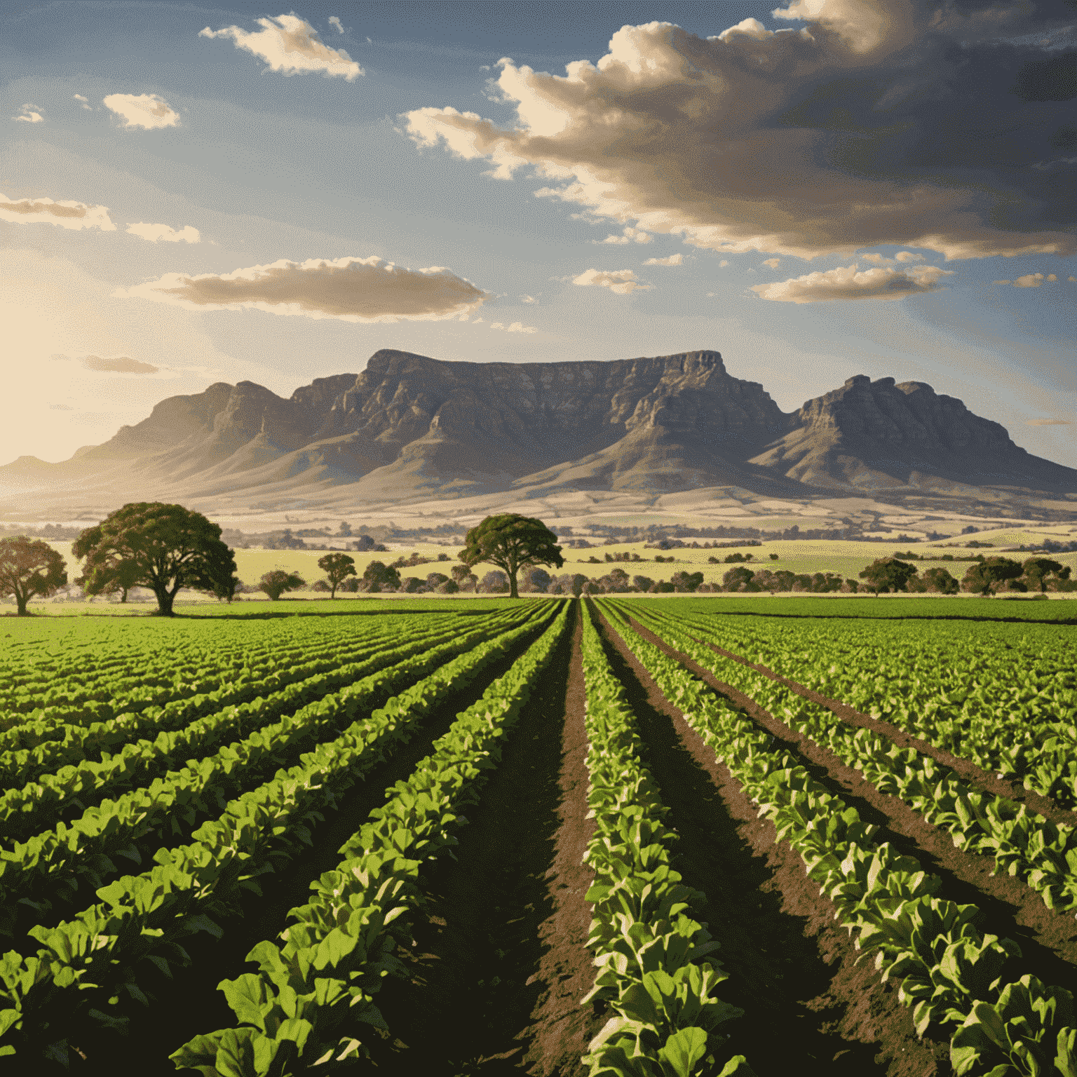 ConfGenSs logo depicting climate-resilient agriculture in South Africa