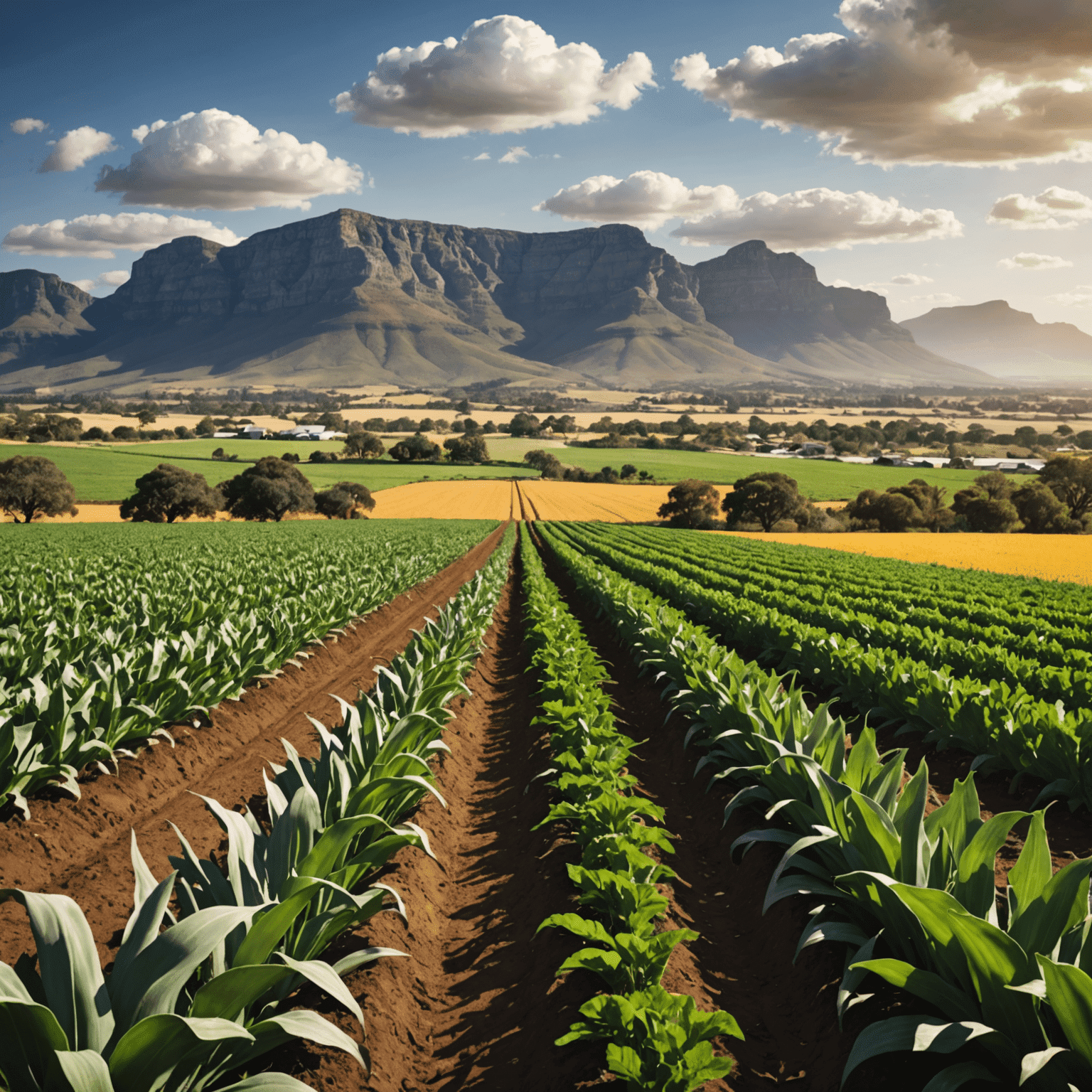 ConfGenSs logo depicting climate-resilient agriculture in South Africa