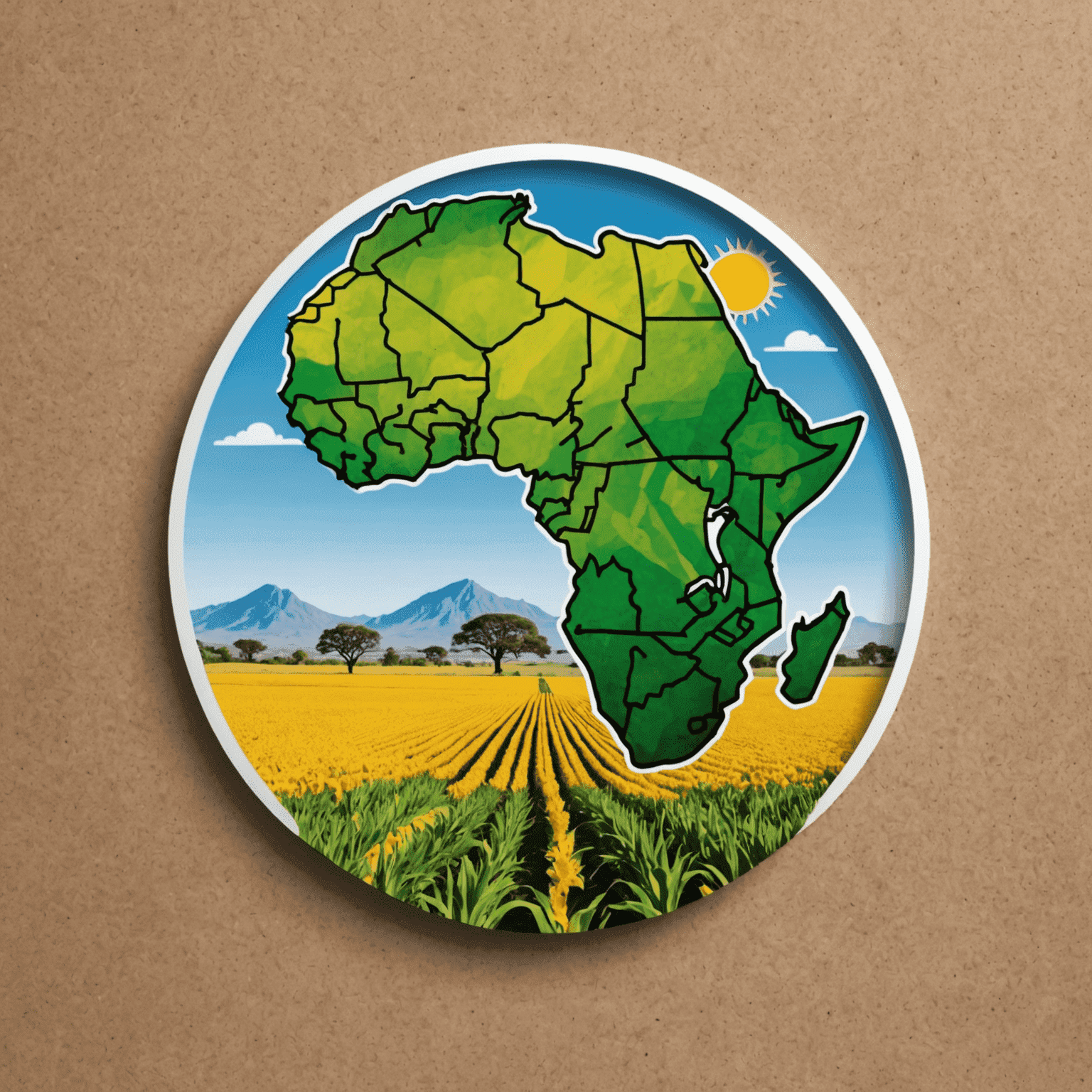 ConfGenSs logo depicting climate-resilient agriculture in South Africa