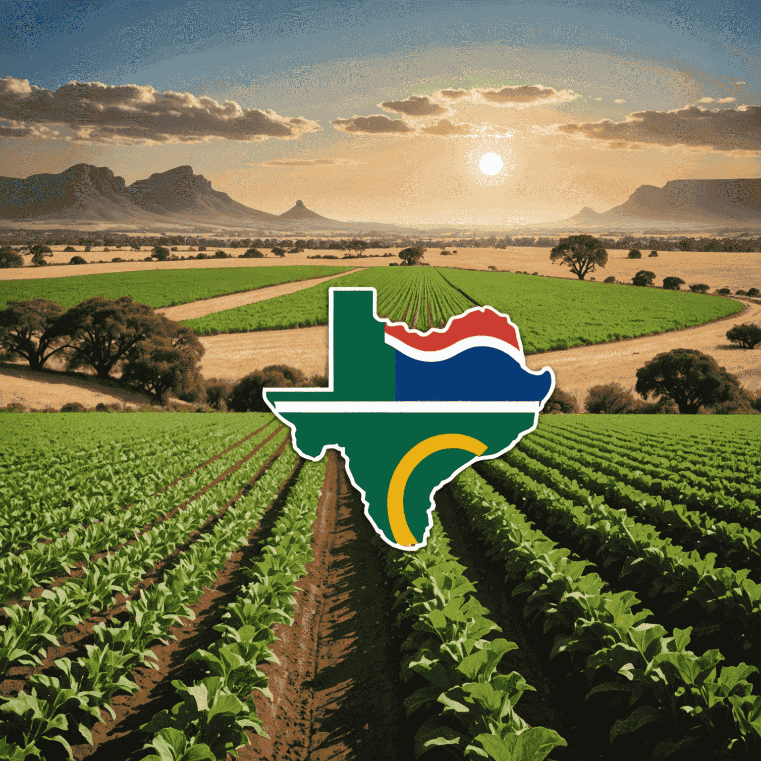 ConfGenSs logo depicting climate-resilient agriculture in South Africa