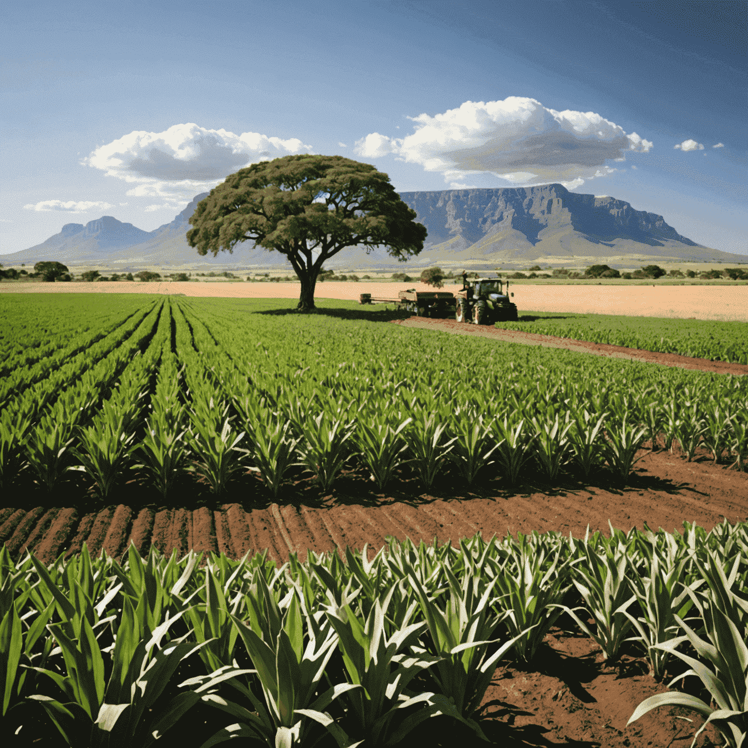 ConfGenSs logo depicting climate-resilient agriculture in South Africa